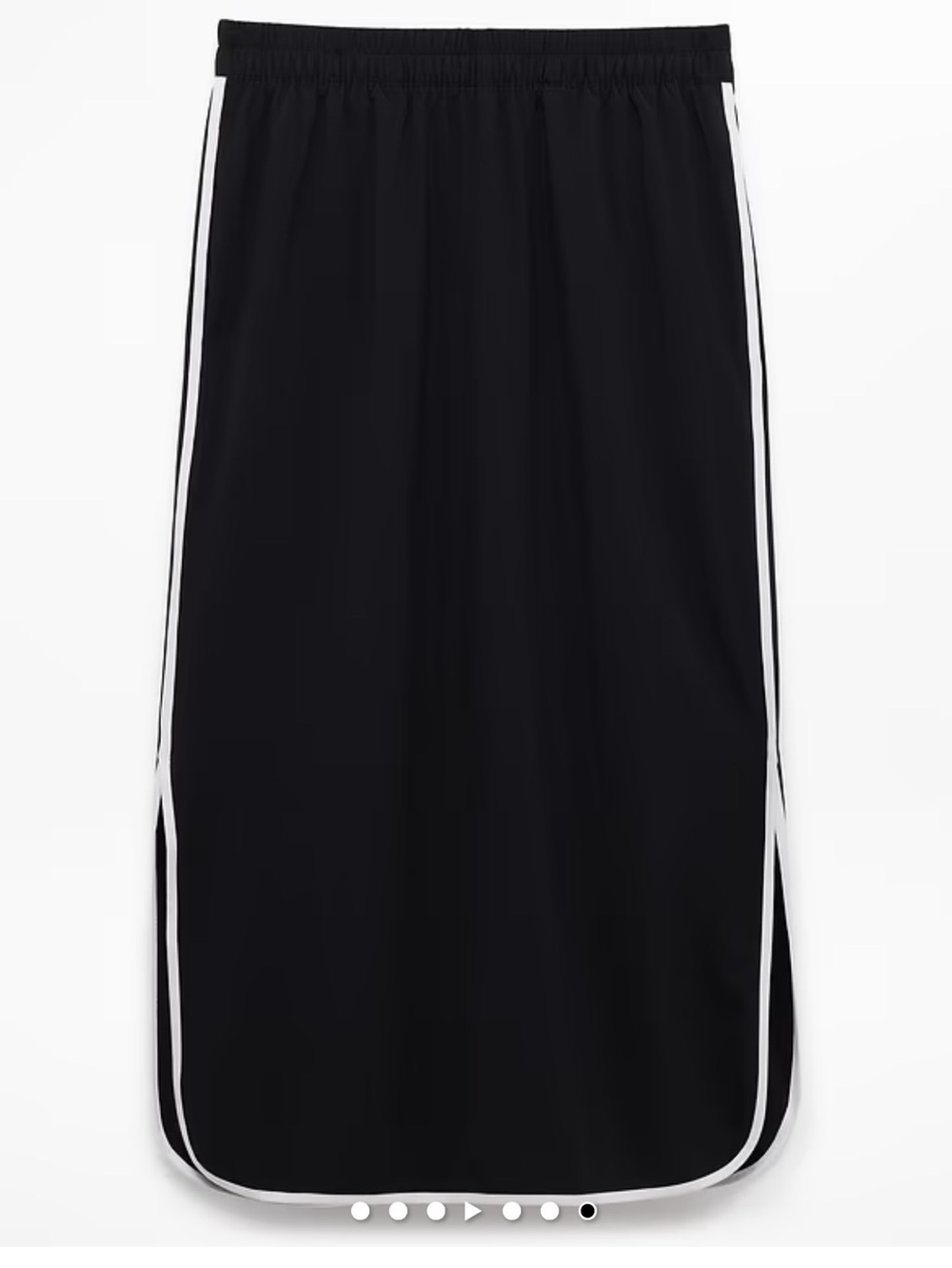 Journey Maxi Skirt Athleta size medium black and white. NWOT